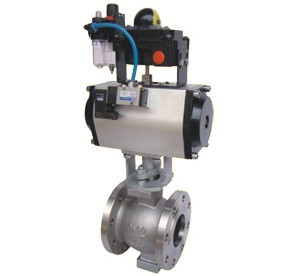 QV647Y气动V型球阀